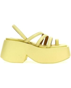 Marsèll Marsèll Strappy Platform Sandals - Yellow
