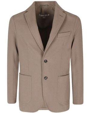 Circolo 1901 Light Fleece Blazer - Brown