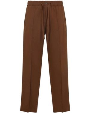 Valentino Wool Trousers - Brown