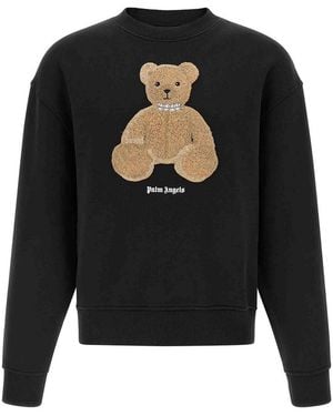 Palm Angels Bear Sweatshirt - Black