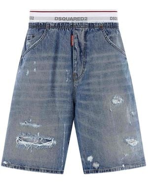 DSquared² Surfer Bermuda Shorts - Blue