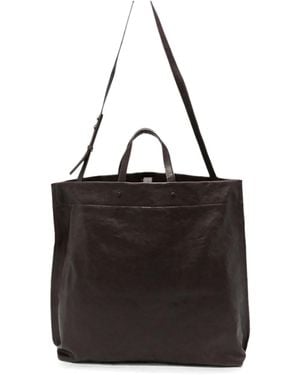 Lihann George Matti Leather Tote Bag - Black
