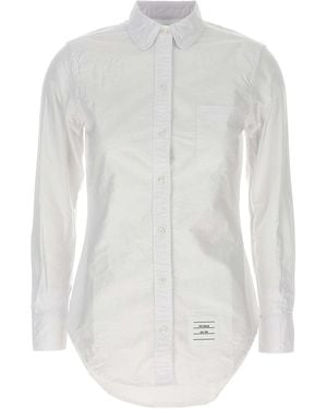 Thom Browne Oxford Cotton Shirt - White