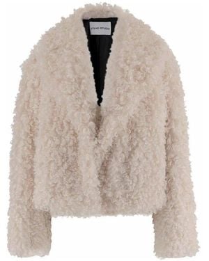 Stand Studio Smara Faux Fur Jacket - Natural