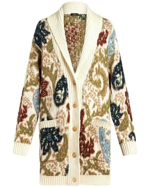 Etro Maxi Cardigan - Metallic