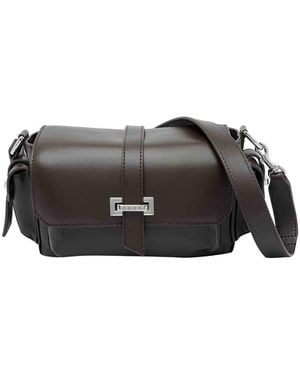 Hogan Small Flap Crossbody Bag - Black
