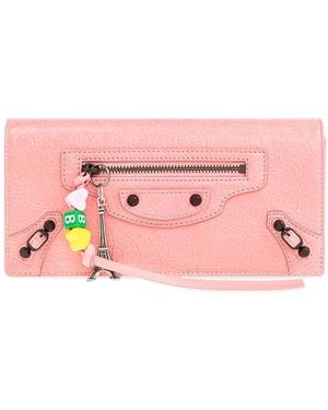 Balenciaga Le City Medium Long Wallet - Pink