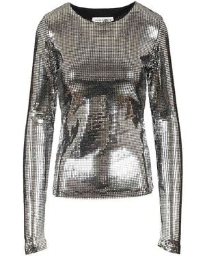MM6 by Maison Margiela Long-Sleeved Top - Grey