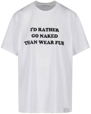 Stella McCartney Printed T-Shirt - Grey