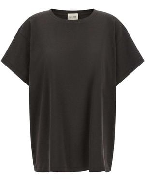 KHAITE 'Winsley' T-Shirt - Black