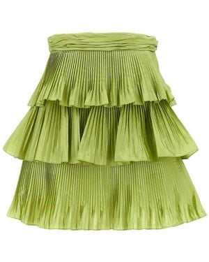 Valentino Garavani Gonna Velentino Taffet - Verde