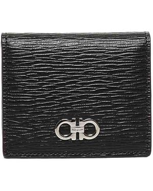 Ferragamo Gancini Wallet - Black