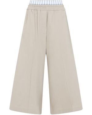 Loewe Cropped Trousers - White