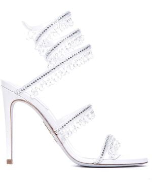 Rene Caovilla Chandelier Sandals - White