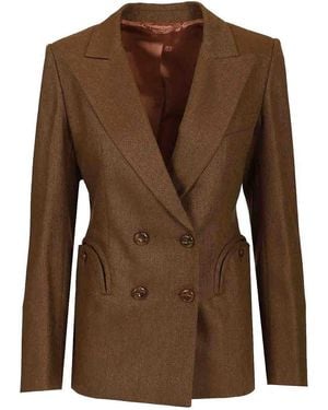 Blazé Milano Charmer Blazer - Brown