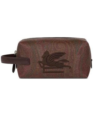 Etro Pouch S Arnica 195X10X8 - Brown