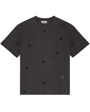 Ganni Oversize T-Shirt - Black