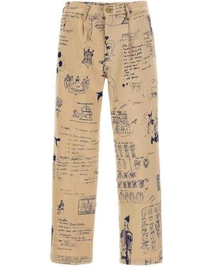 Kidsuper Doodles Trousers - Natural