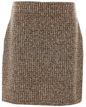 Fabiana Filippi Fabiana Filppi Tweed Skirt - Brown