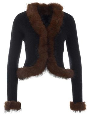 Self-Portrait Cardigan - Nero