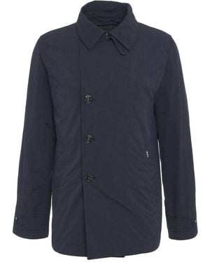 Add Garment Dyed Peacoat - Blue