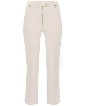 Elisabetta Franchi Trousers - White