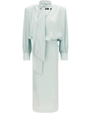 ROTATE BIRGER CHRISTENSEN Ruched Long' Dress - Blue