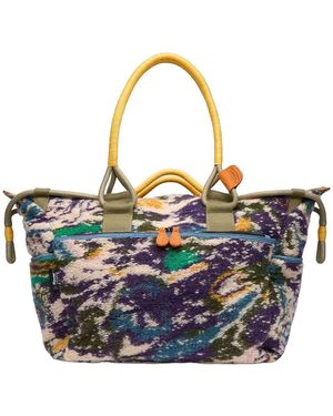 Flower Mountain Weekend Bag - Blue
