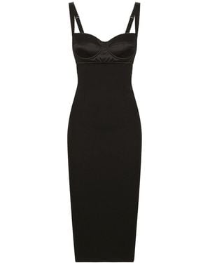 Dolce & Gabbana Midi Pencil Dress - Black