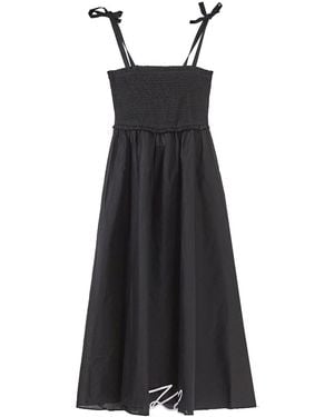 Karl Lagerfeld Karl Dna Signature Ankle Dress - Black