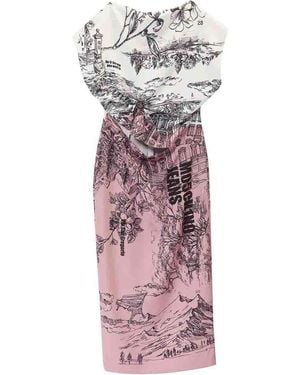 Moschino Milan Press Dress - Purple