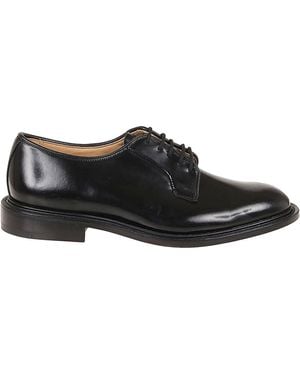 Tricker's Robert Derby Shoes - Black