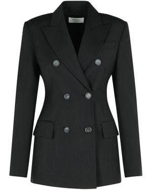 Sportmax Adamo' Virgin Wool Blazer - Black