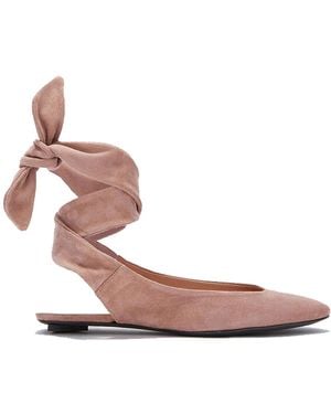 The Attico Cloe Ballerina Shoes - Pink