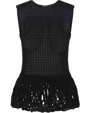 Alaïa Sleeveless Tops - Black