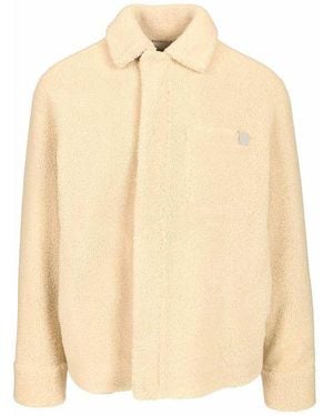 Loewe Shearling Overshirt - Natural