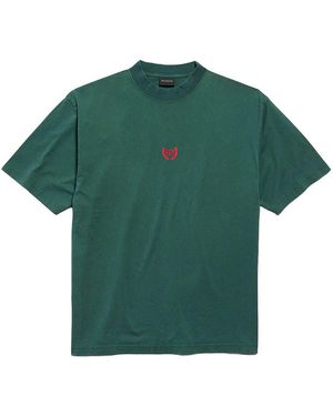 Balenciaga Laurel Classic Medium Fit T-Shirt - Green