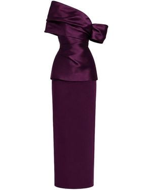 Solace London Lucine Maxi Dress - Purple