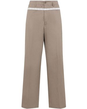 Maison Margiela Cotton Trousers - Grey