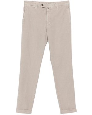 Berwich Stretch Cotton Trousers - Natural