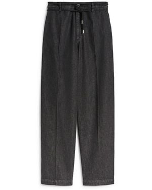 Sportmax Jeans With Capsula Belt - Black