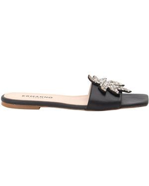 Ermanno Scervino Slippers With Application - White