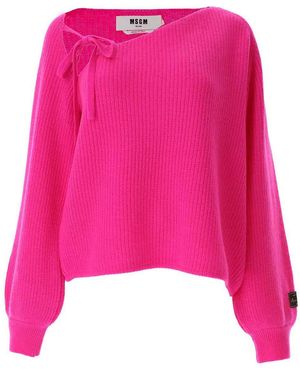 MSGM Asymetric Pull - Pink