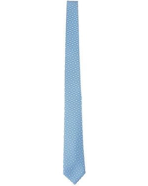 Kiton Silk Tie - Blue