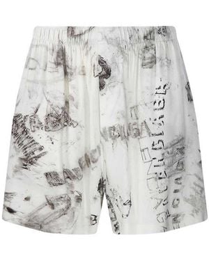Balenciaga Pyjama Shorts - Grey