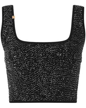 Elisabetta Franchi Top - Black