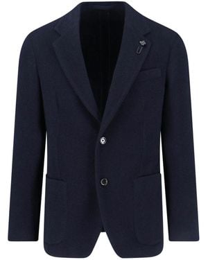 Lardini Single -Breasted Blazer - Blue
