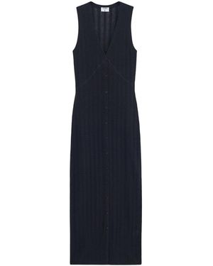 Filippa K Organic Cotton Long Dress - Blue