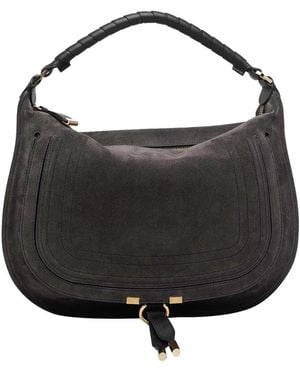 Chloé Marcie Shoulder Bag - Black