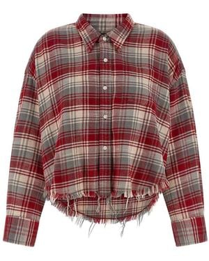 R13 Fringed Shirt - Red